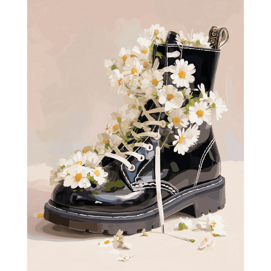 De lente in wandelen- Schilderen op nummers