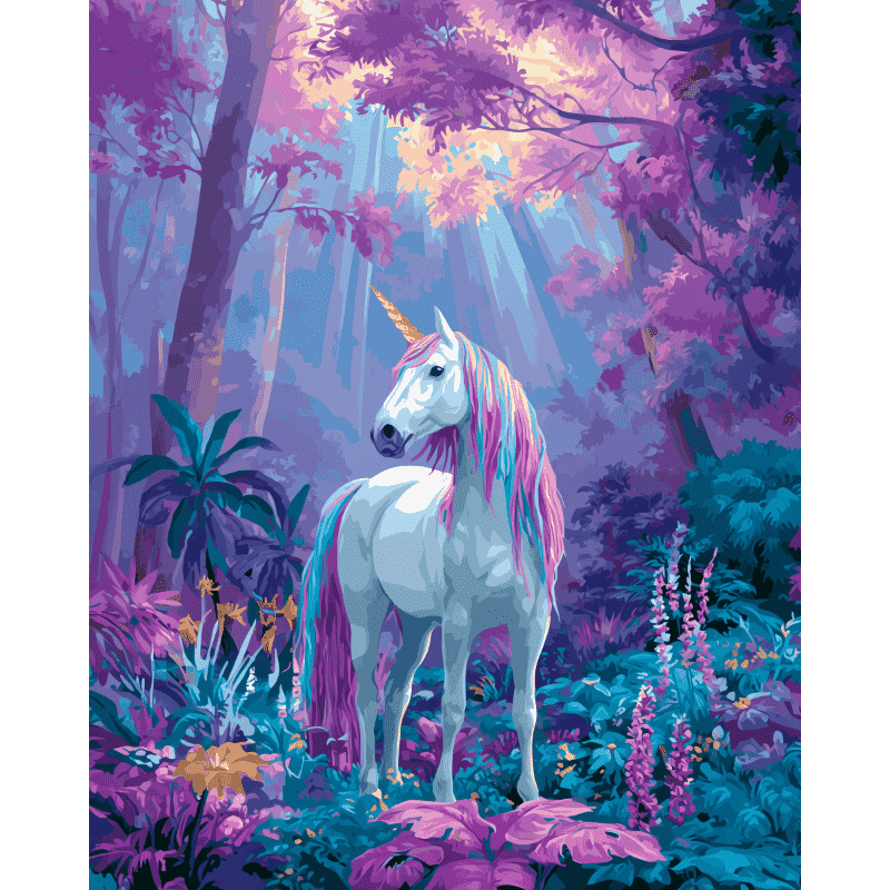 Magisch bos- Schilderen op nummers