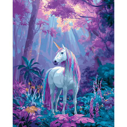 Magisch bos- Schilderen op nummers