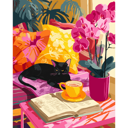 Een luie dag- Schilderen op nummers