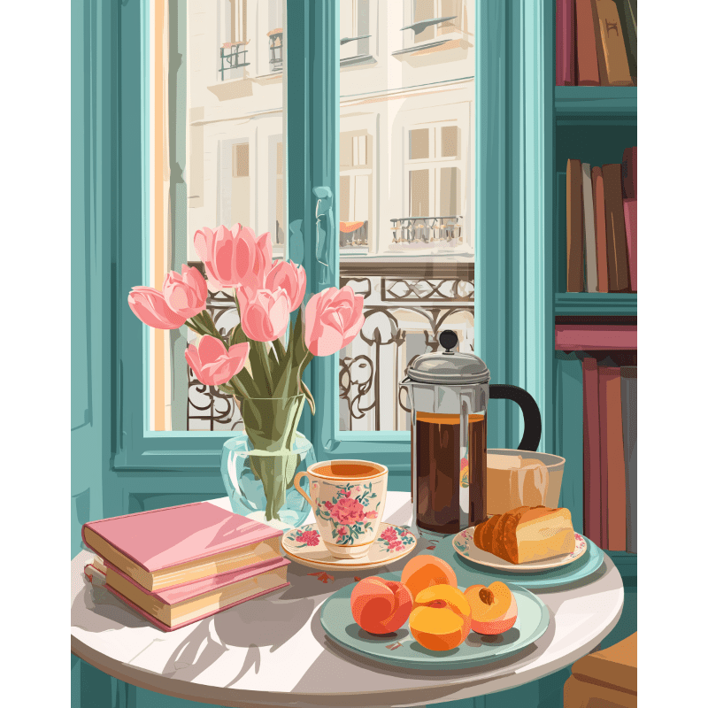 Roomservice- Schilderen op nummers