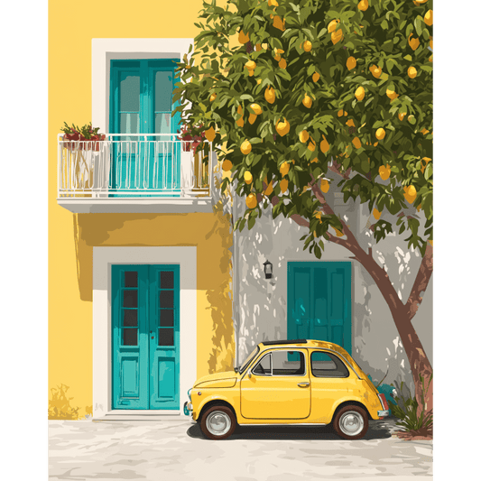 Mediterrane entree- Schilderen op nummers