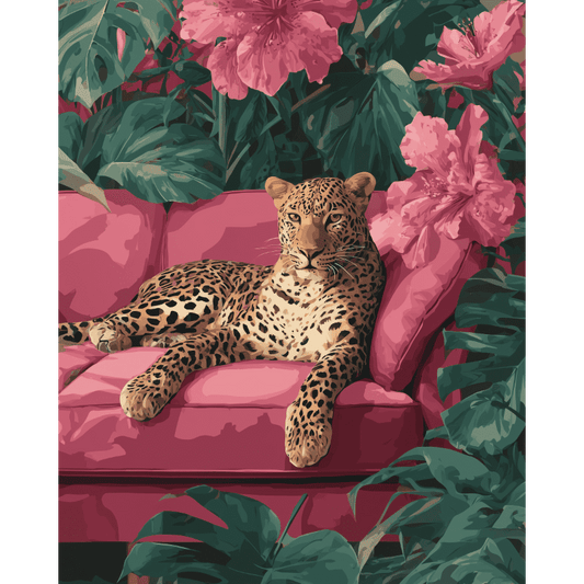 Wilde elegantie- Schilderen op nummers