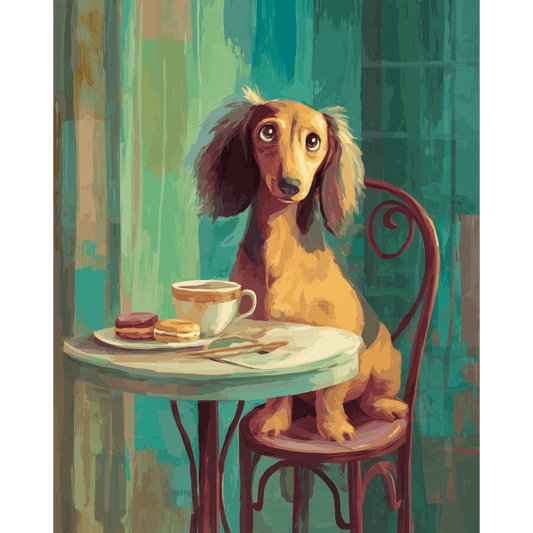 Café-dromer- Schilderen op nummers