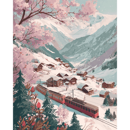 Alpenexpress- Schilderen op nummers