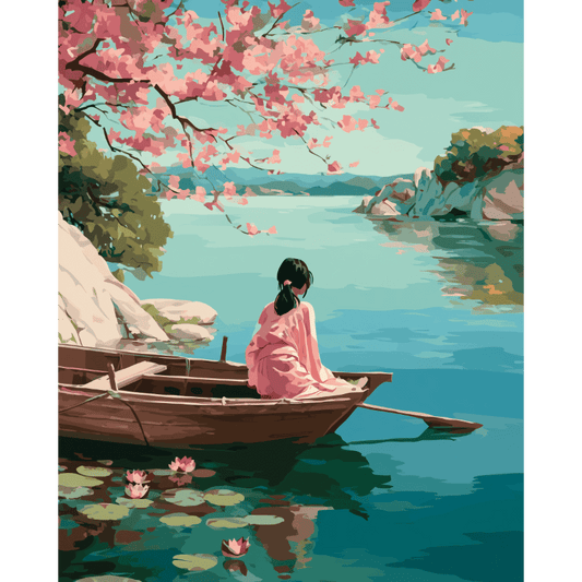 Een stille plek- Schilderen op nummers