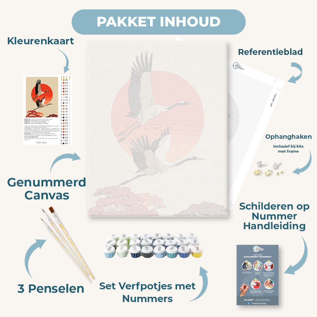Twee kraanvogels