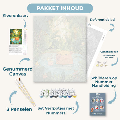 Ontspannende capibara