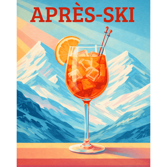 Après-ski Aperol- Schilderen op nummers