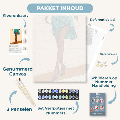 Elegante Afrikaanse vrouw