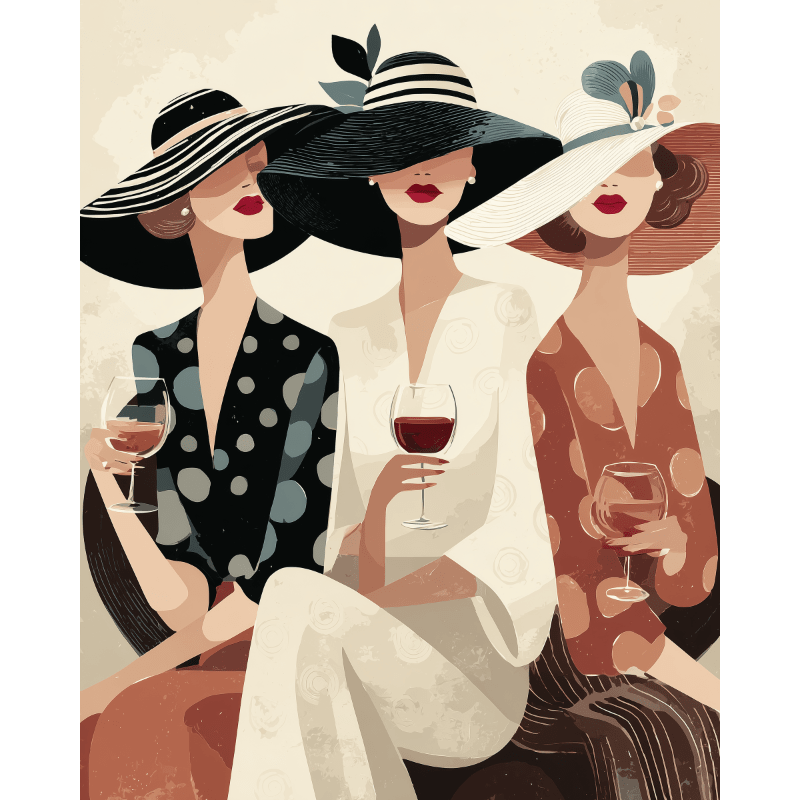 Wijntijd- Schilderen op nummers