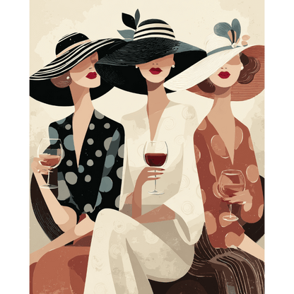 Wijntijd- Schilderen op nummers