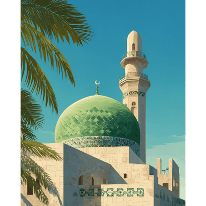 Moskee- Schilderen op nummers