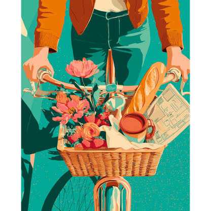 Een ochtendmand- Schilderen op nummers