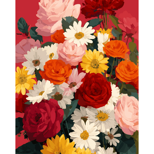 Liefde in kleur- Schilderen op nummers