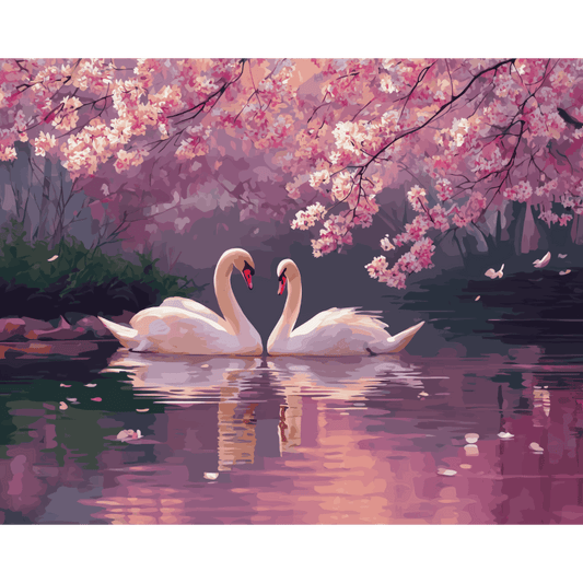 Een stel voor het leven- Schilderen op nummers