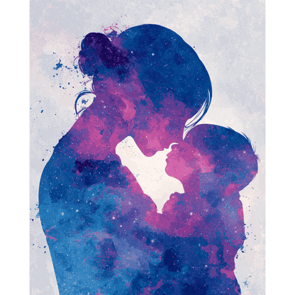 Moeder universum- Schilderen op nummers