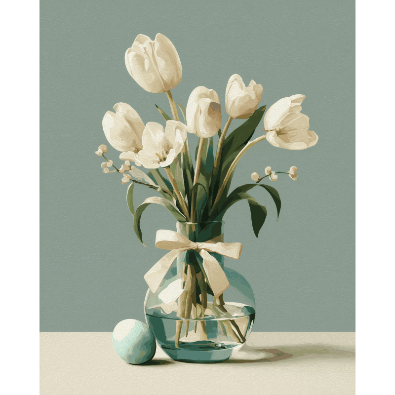 Gefluister van de lente- Schilderen op nummers