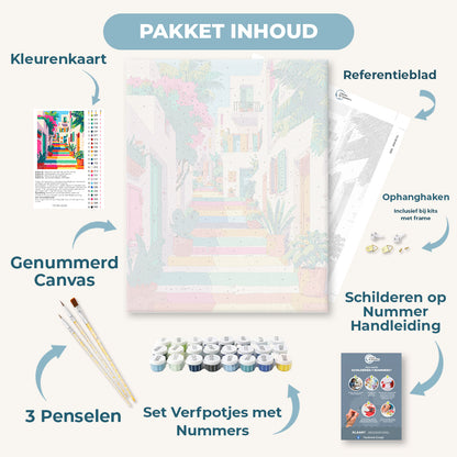 Een regenboogtrap