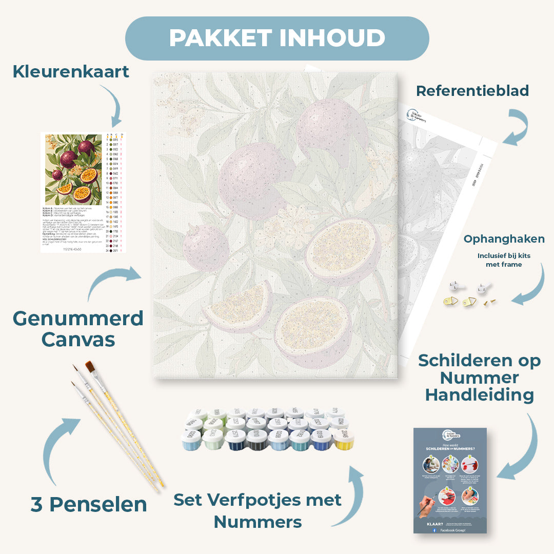 Bloeiende passievrucht