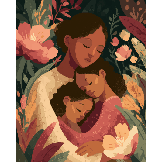 Gedragen door liefde- Schilderen op nummers