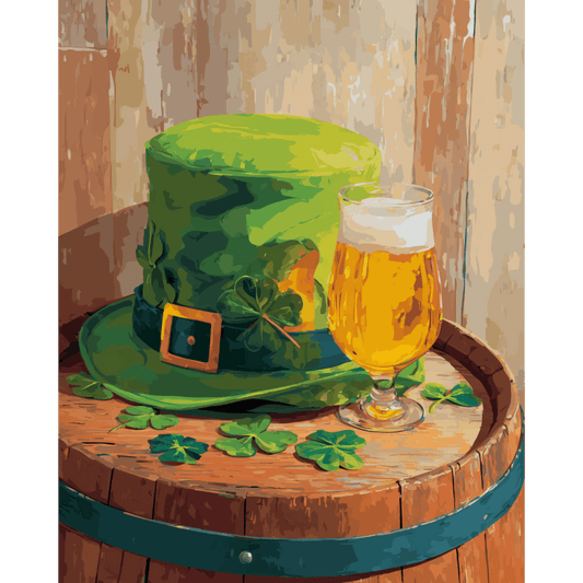 Drank van de leprechaun- Schilderen op nummers