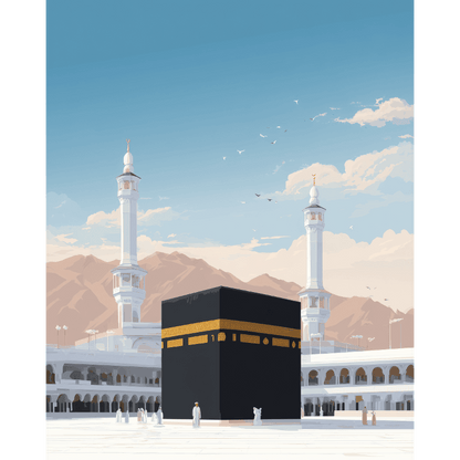 Heilige Kaaba- Schilderen op nummers