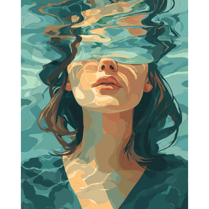 Onder- Schilderen op nummers