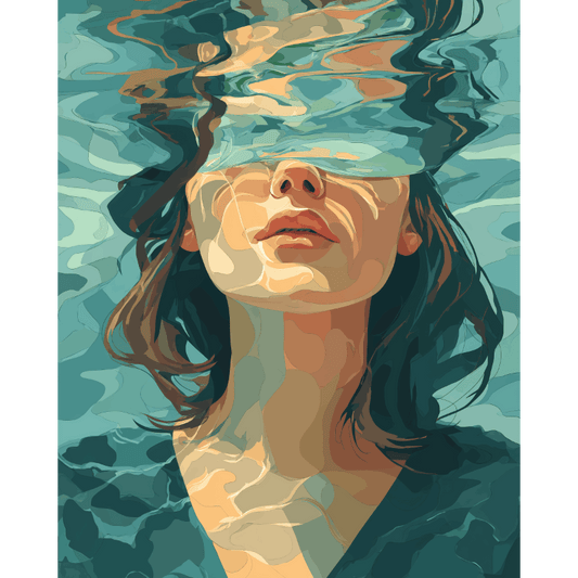 Onder- Schilderen op nummers