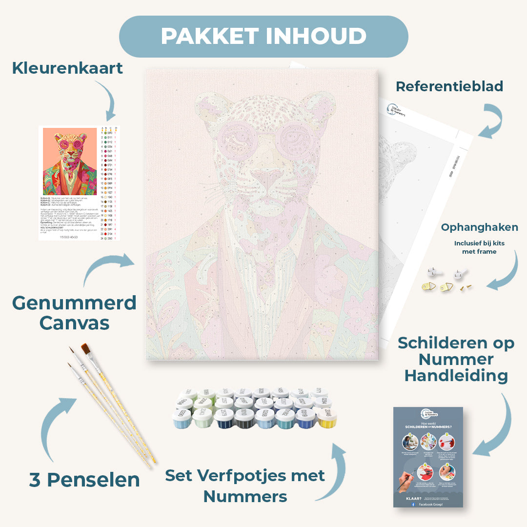 Stijlvolle luipaard