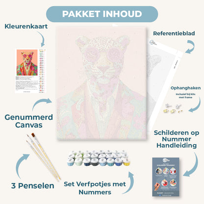 Stijlvolle luipaard