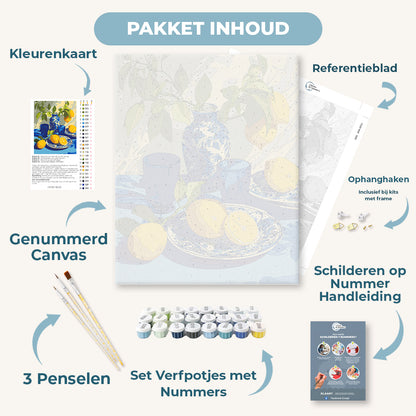 Blauw in zonlicht