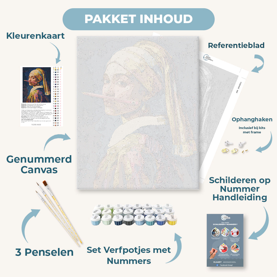 Meisje met potlood