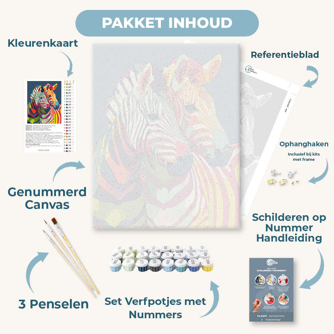 Zebra’s in kleur