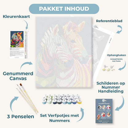 Zebra’s in kleur