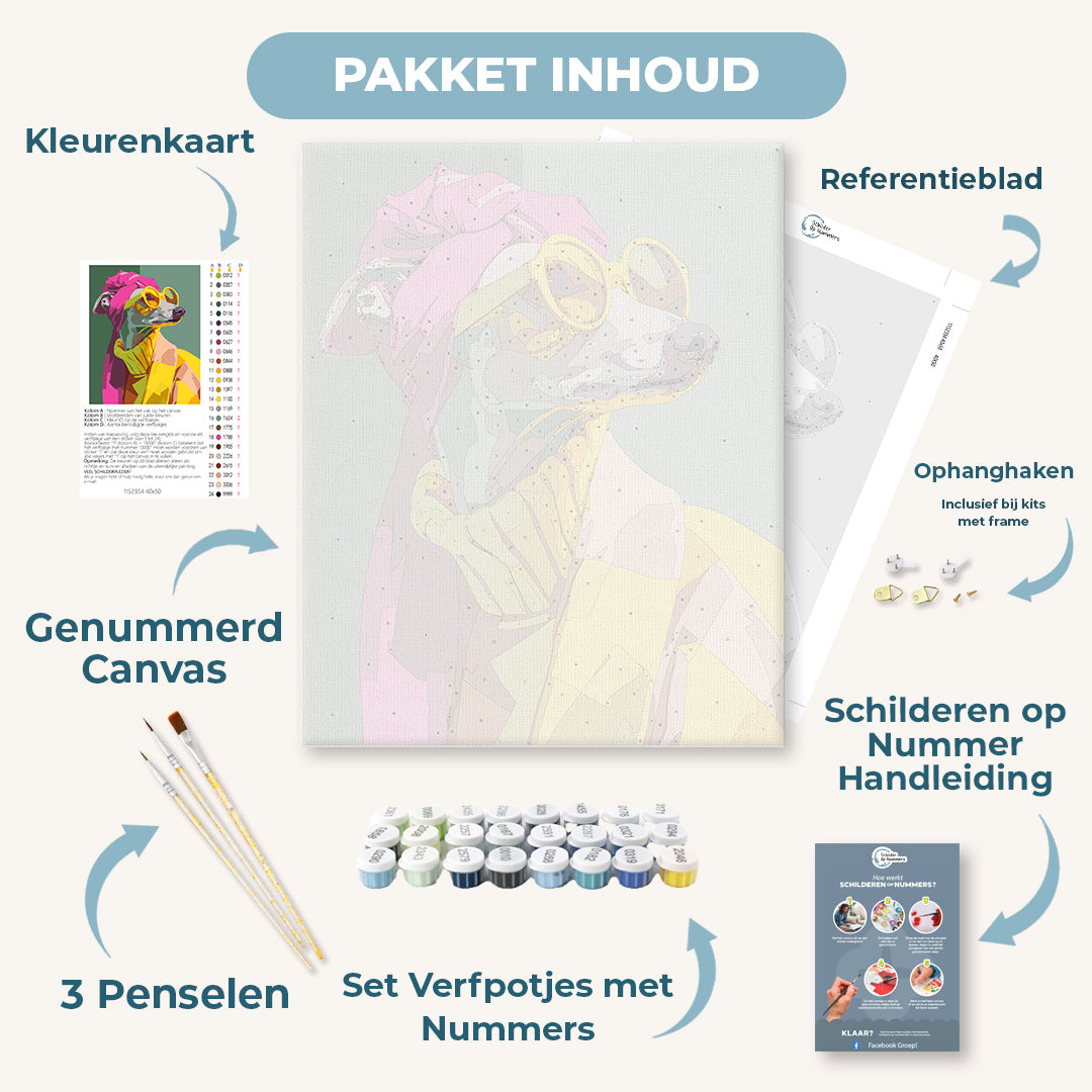 Elegante windhond