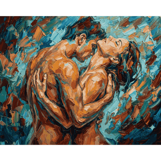 Verstrengeld- Schilderen op nummers