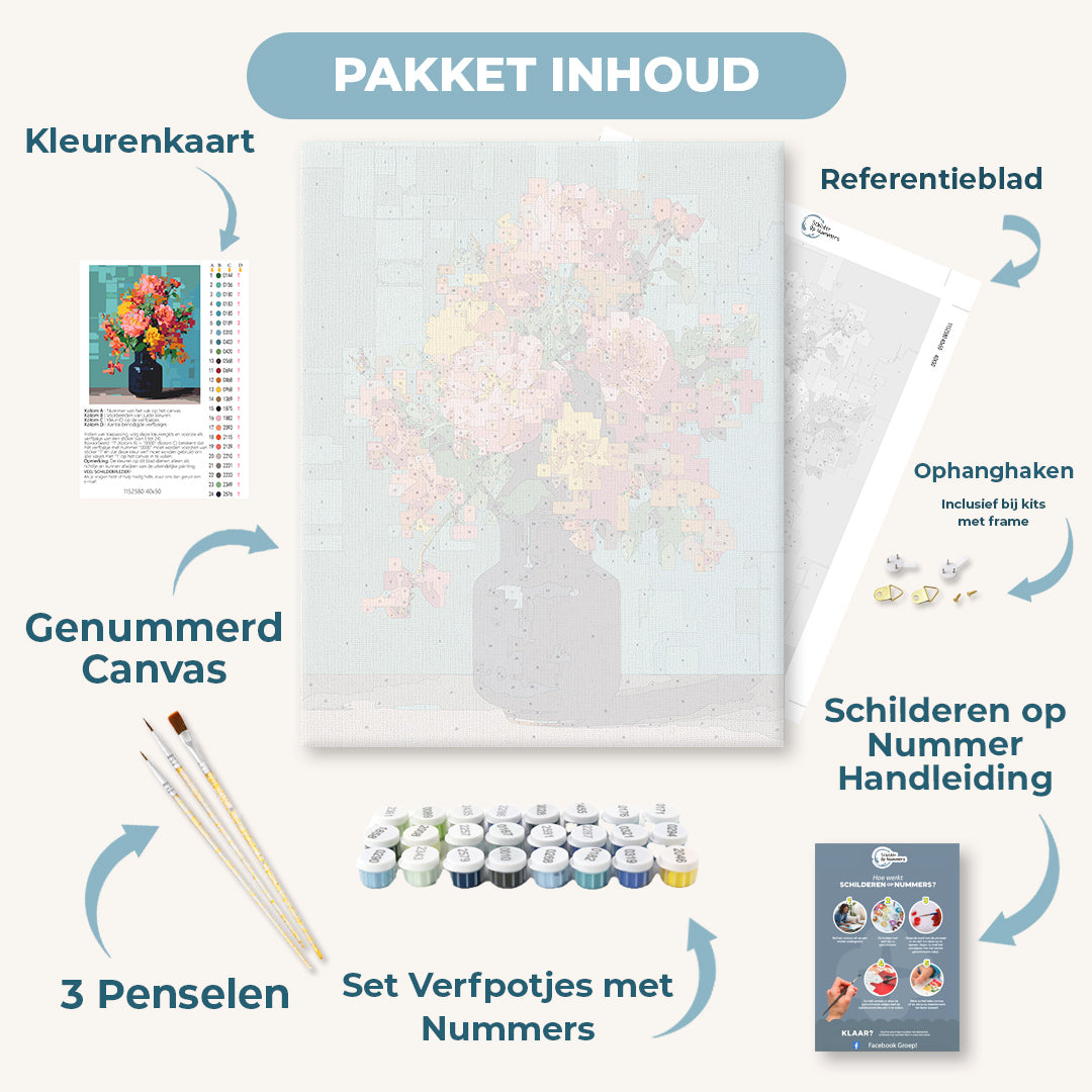 Gepixeld boeket