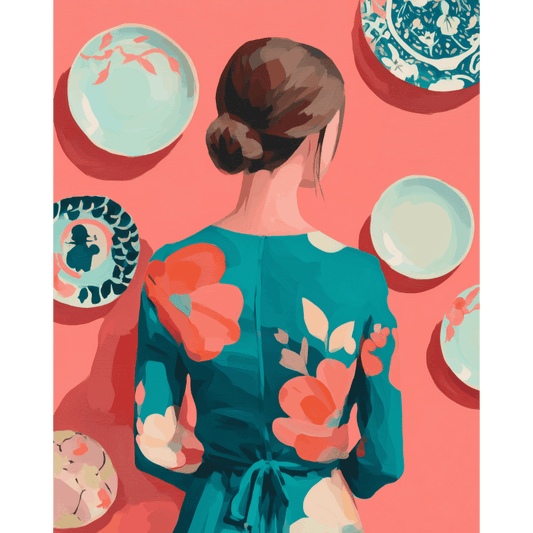 Een muur vol herinneringen- Schilderen op nummers