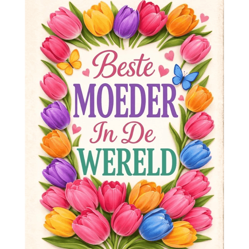 Voor de beste mama- Schilderen op nummers