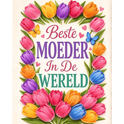 Voor de beste mama- Schilderen op nummers