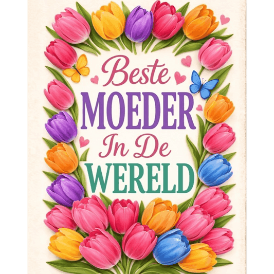 Voor de beste mama- Schilderen op nummers