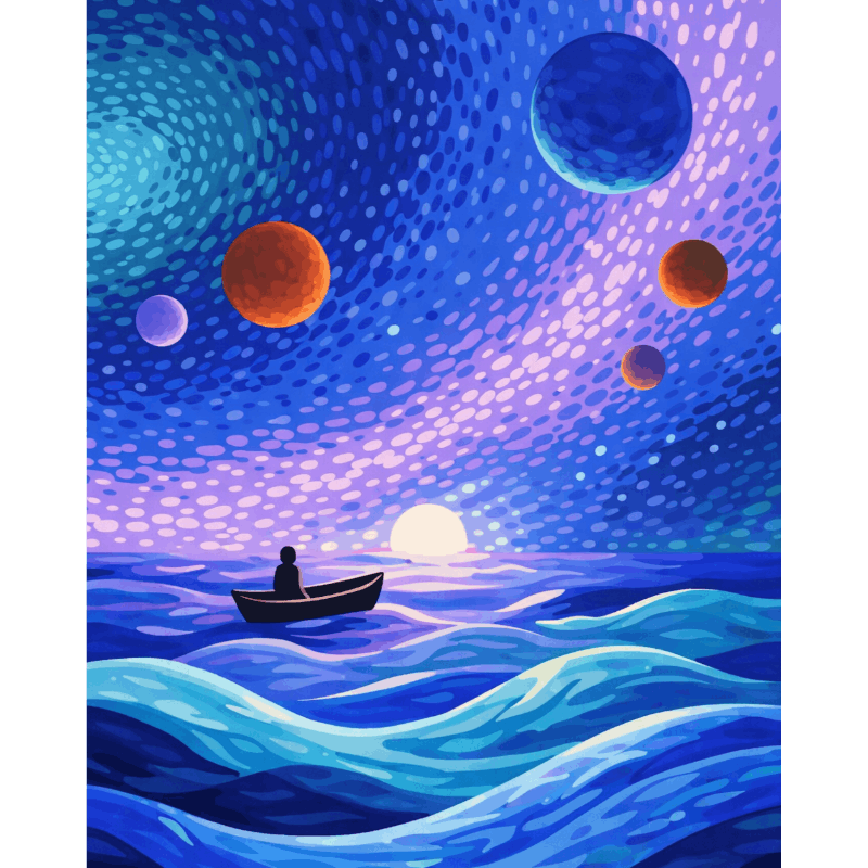 Einde van de wereld- Schilderen op nummers