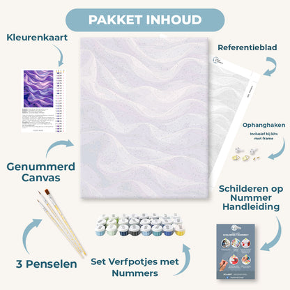 Paars satijn