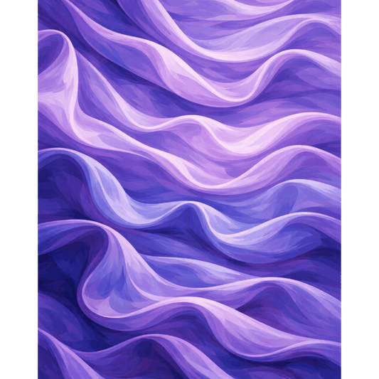 Paars satijn- Schilderen op nummers