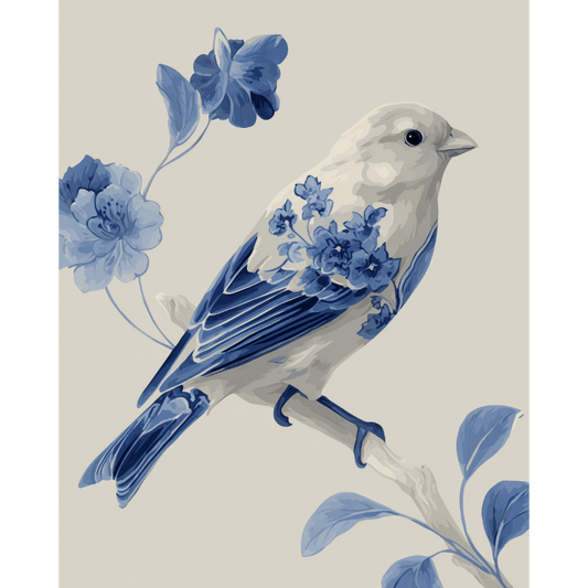 Kwetsbare kanarie- Schilderen op nummers