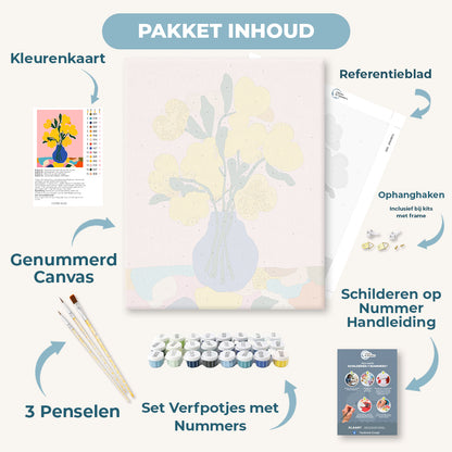 Modern geel boeket