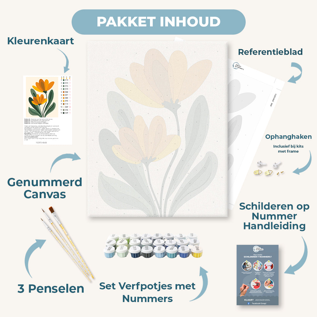 Minimalistische bloemen