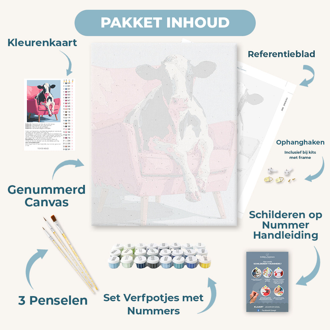 Koe op de bank