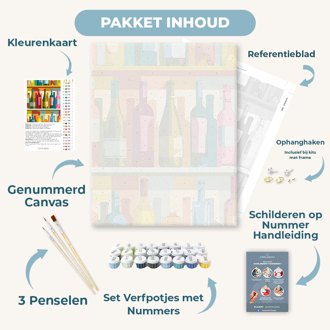 Palette in een fles